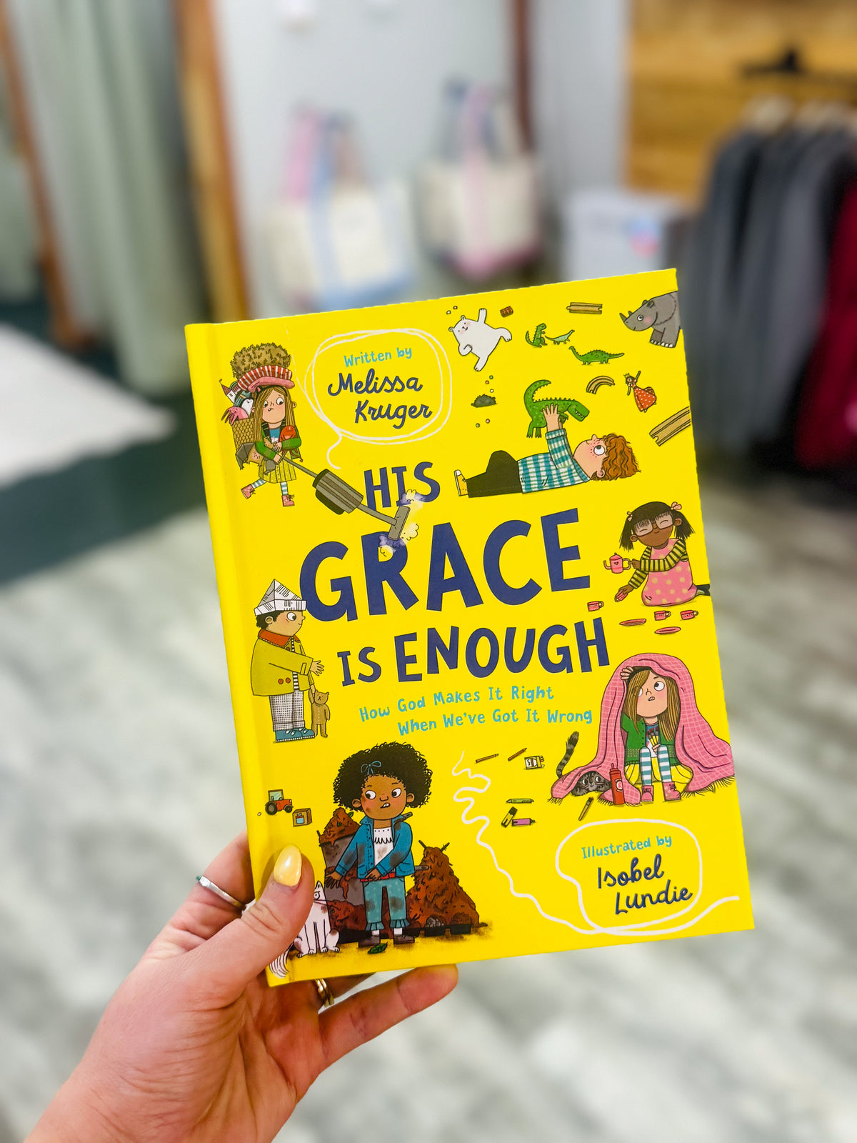 His grace is enough book