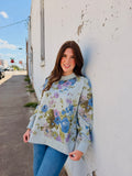 Floral sweatshirt