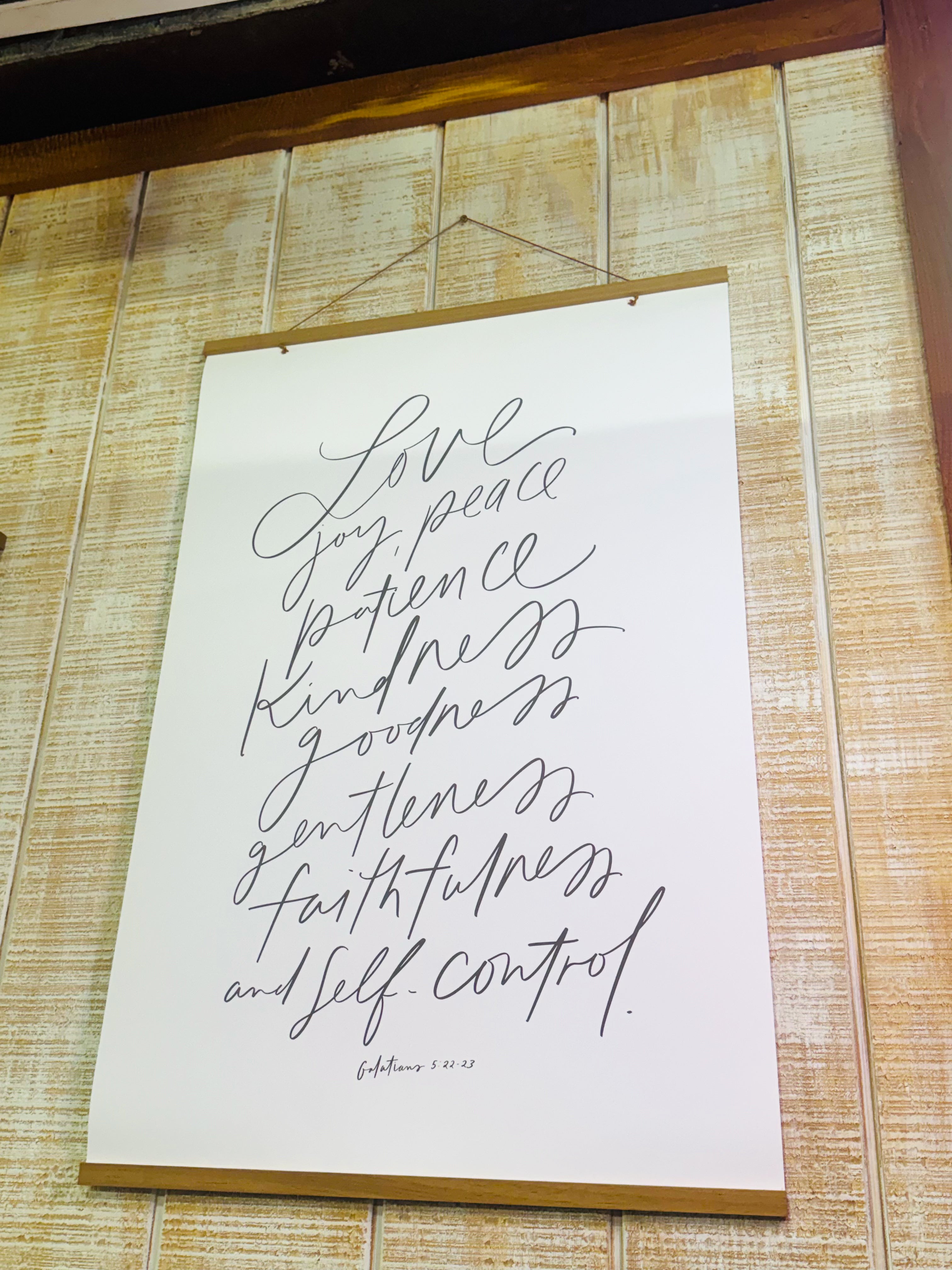Love, Joy, Peace Poster