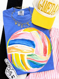 Colorful Volleyball tee