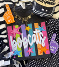 Bobcats colorful stripe tee