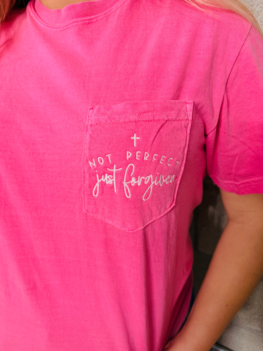 Not Perfect just Forgiven tee