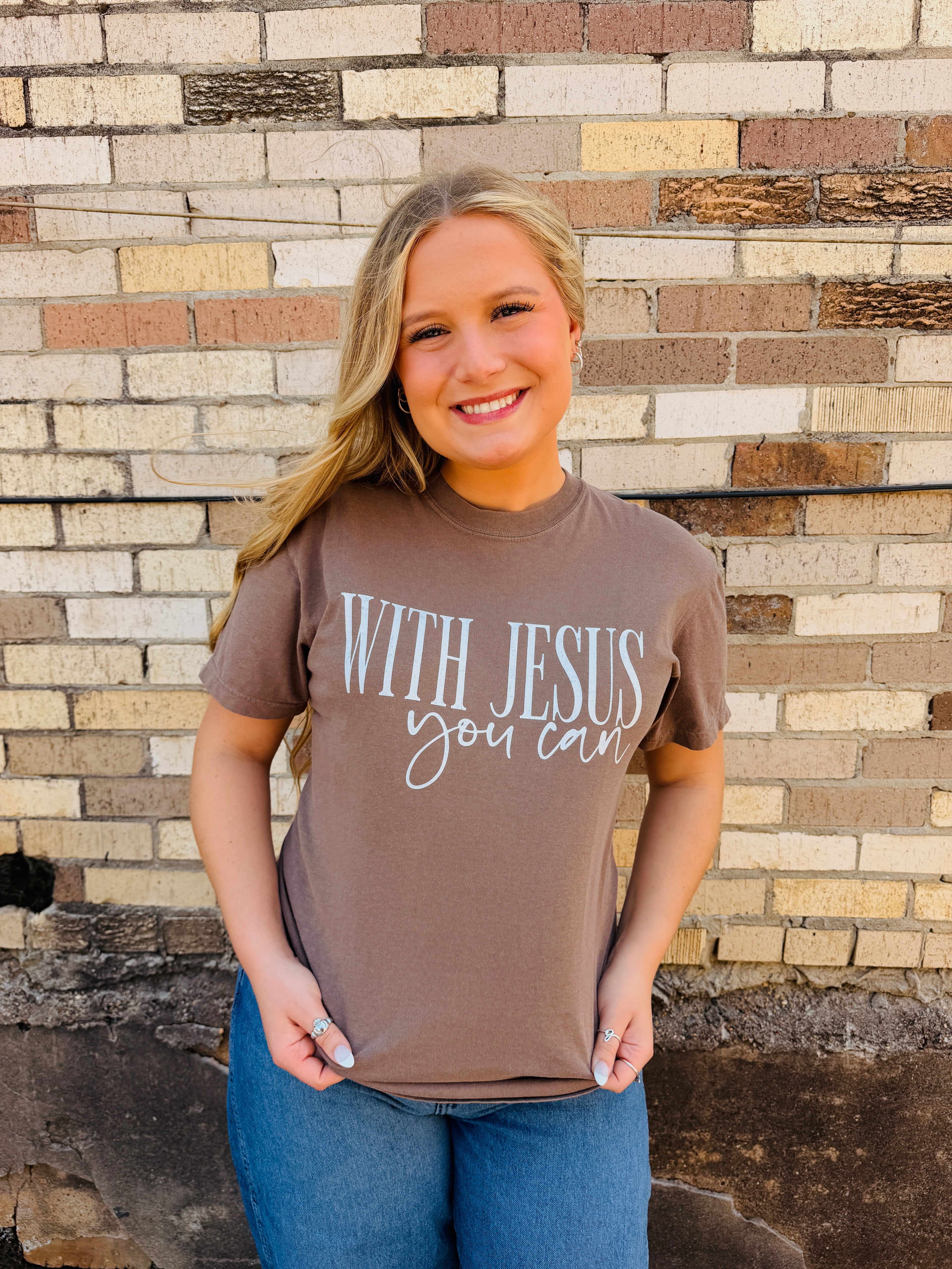 With Jesus you can tee