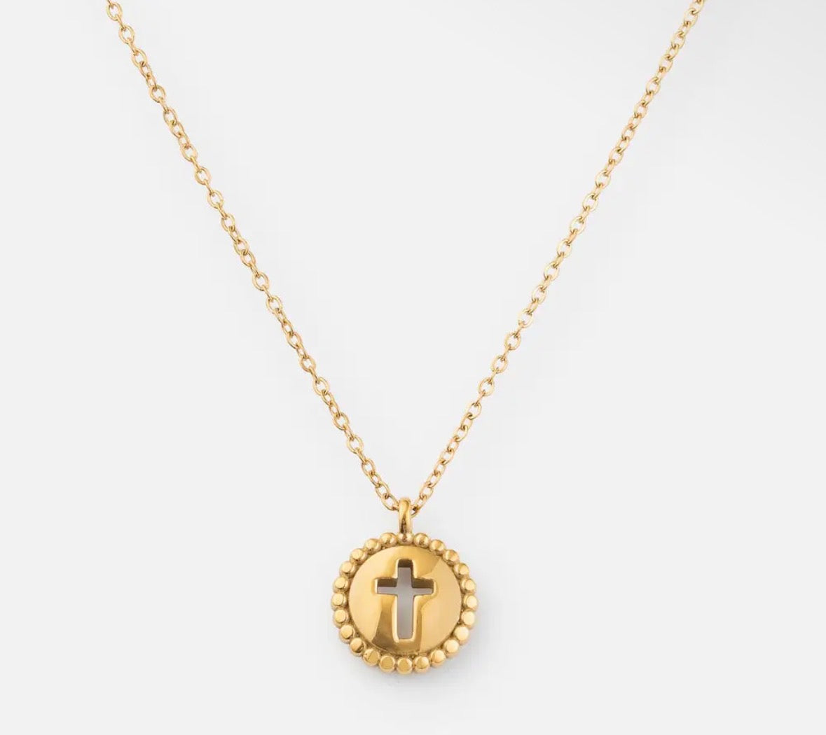 Living Hope Cross Link Necklace