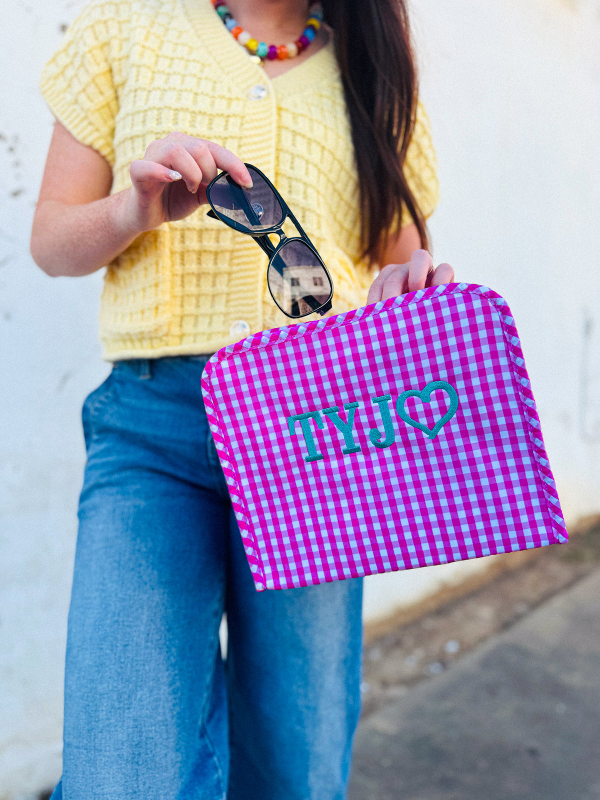 Checkered bag