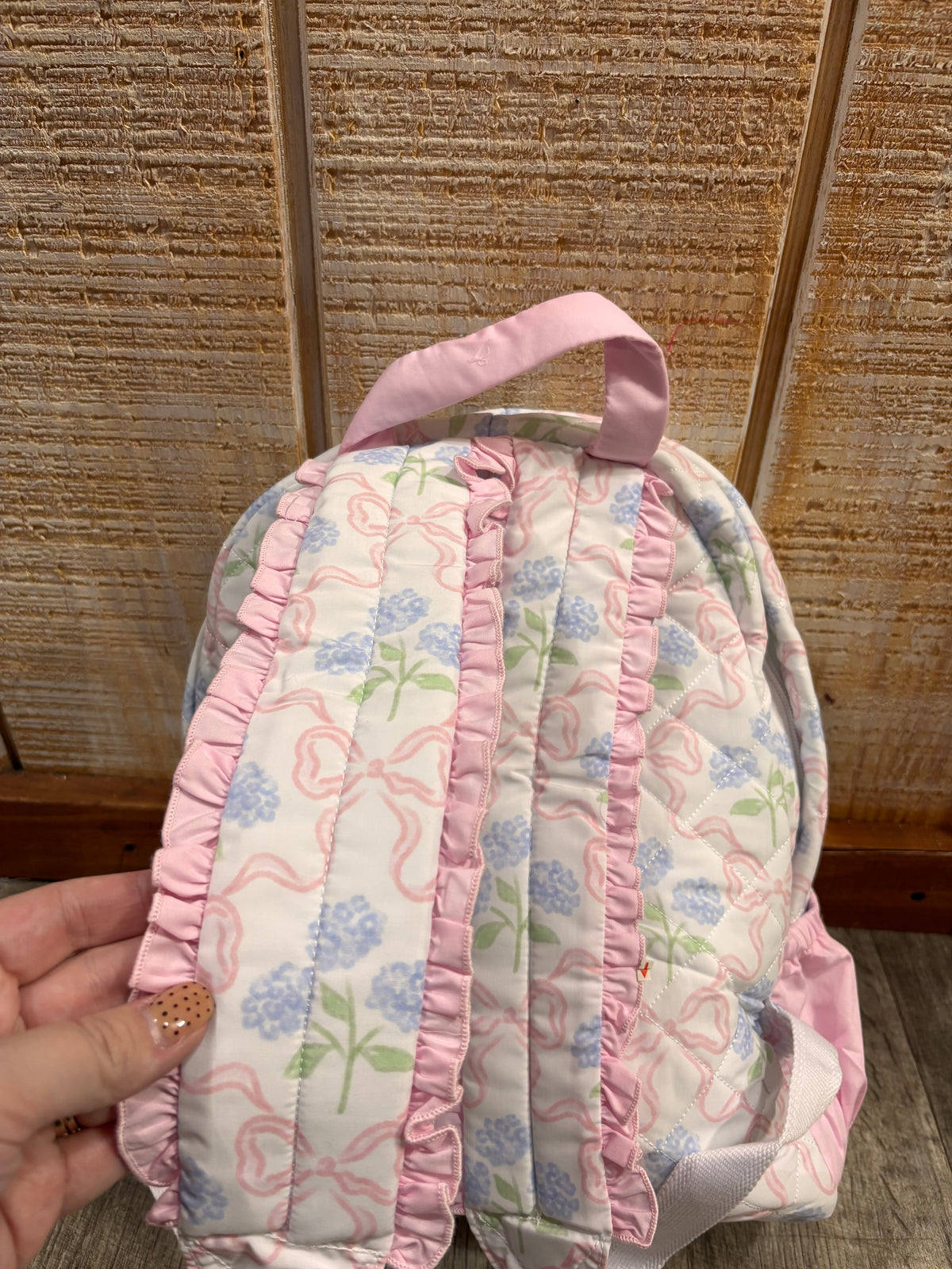 Hydrangea Bow Backpack