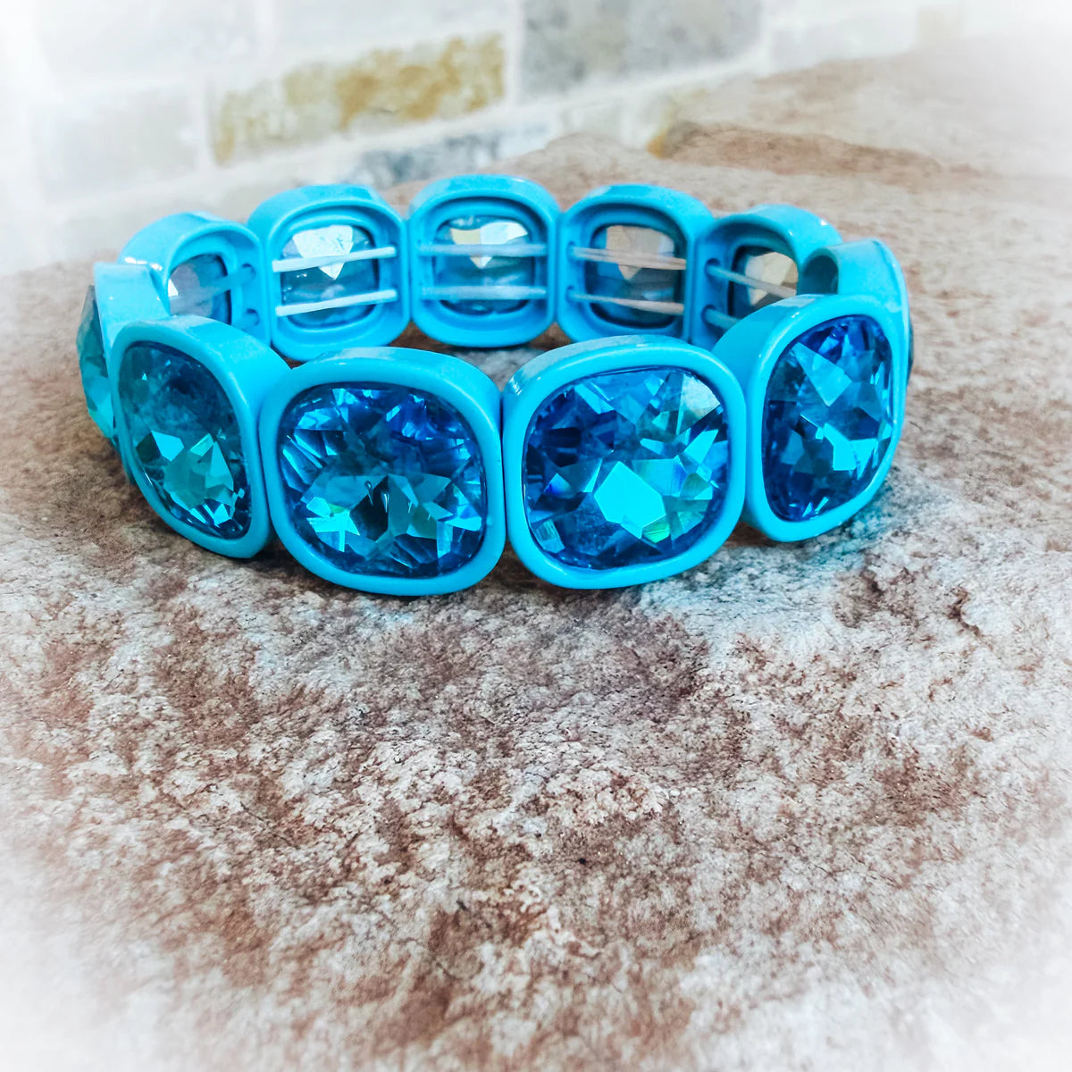 Gem stretch bracelets