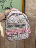 Hydrangea Bow Backpack