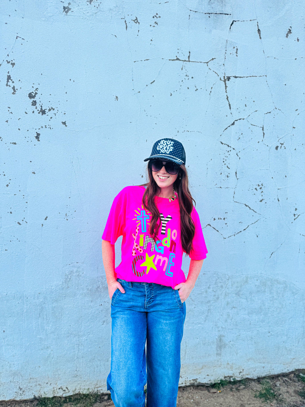 Pink Thy Kingdom Come Tee