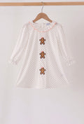 Gingerbread Ruffle Dress