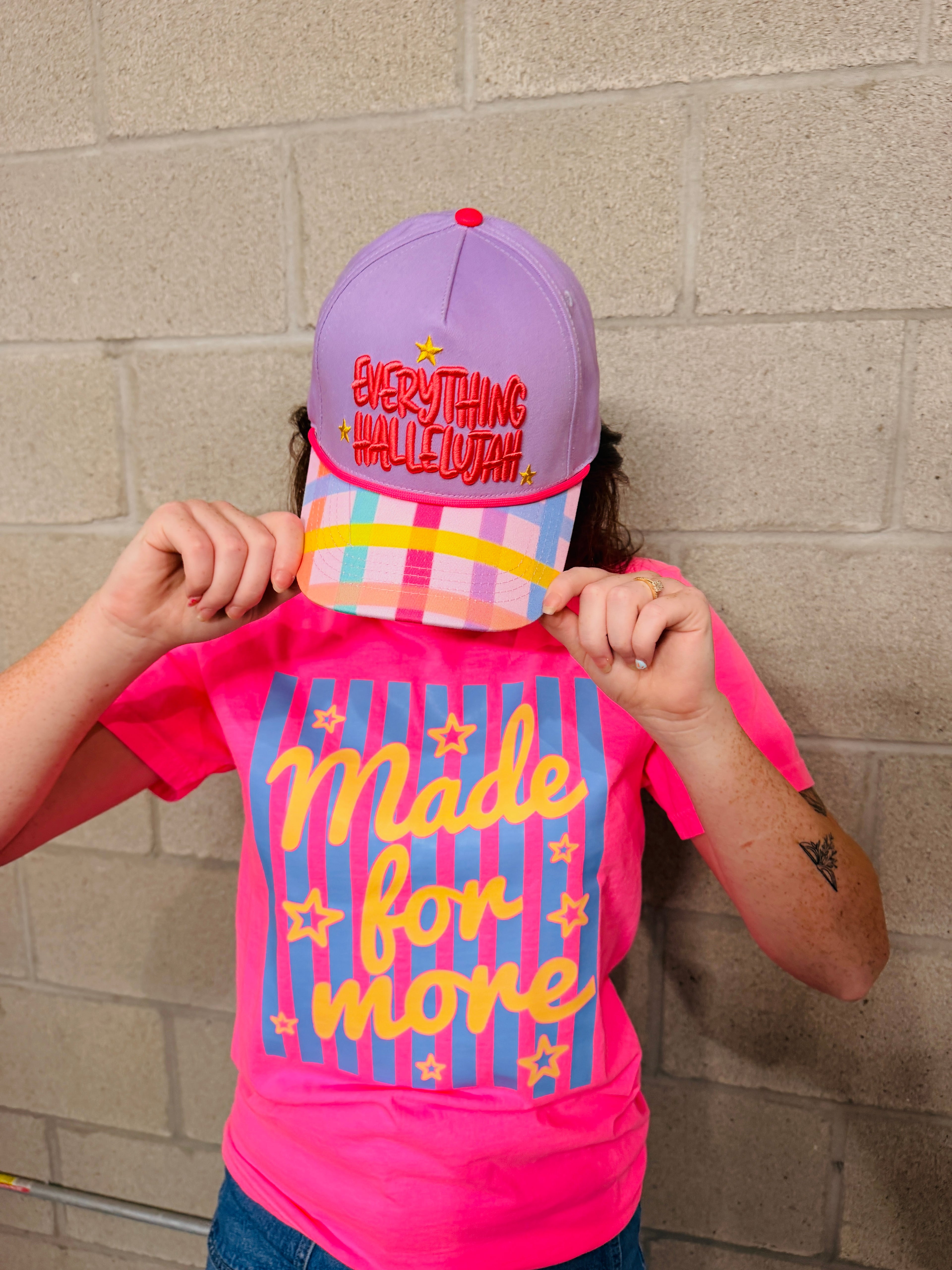 Everything Hallelujah Colorful Hat