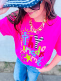 Pink Thy Kingdom Come Tee
