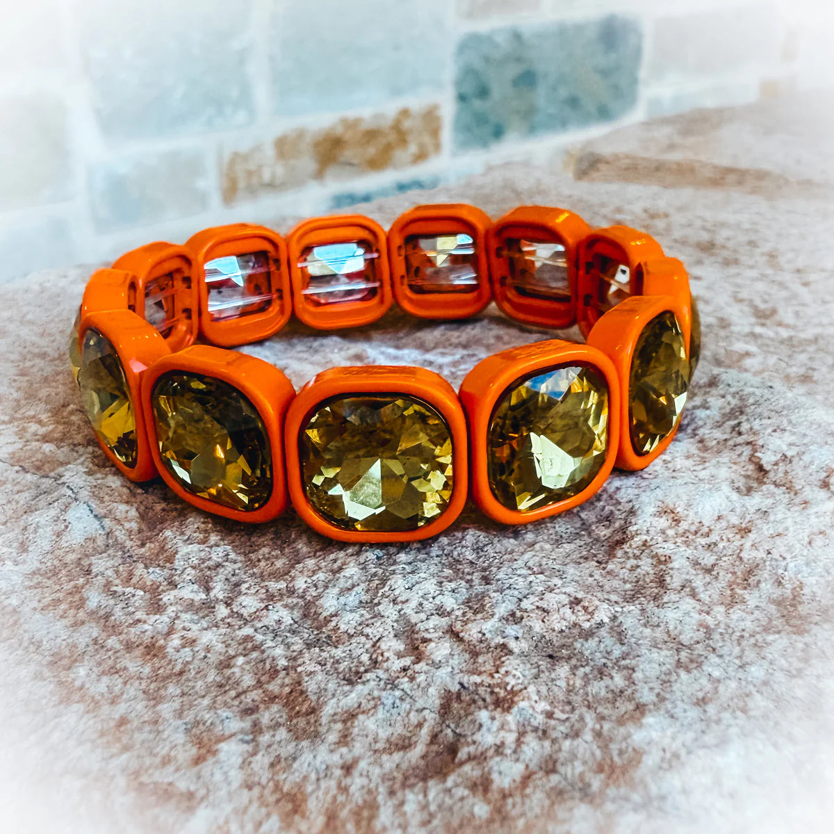 Gem stretch bracelets