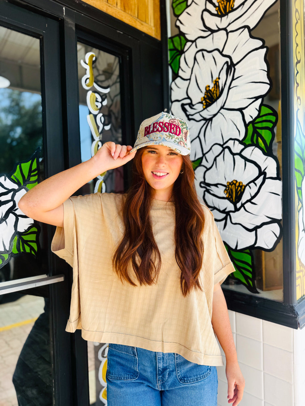 Taupe Textured Top