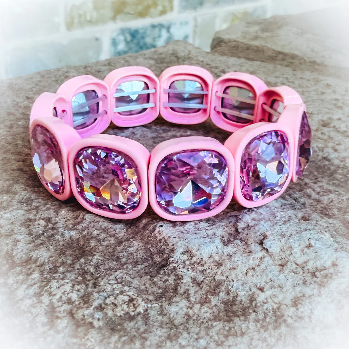 Gem stretch bracelets