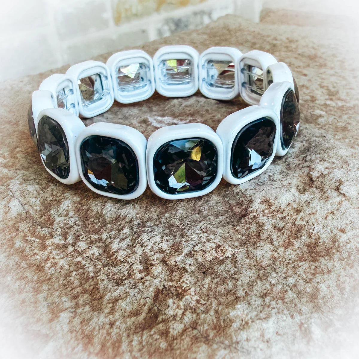 Gem stretch bracelets