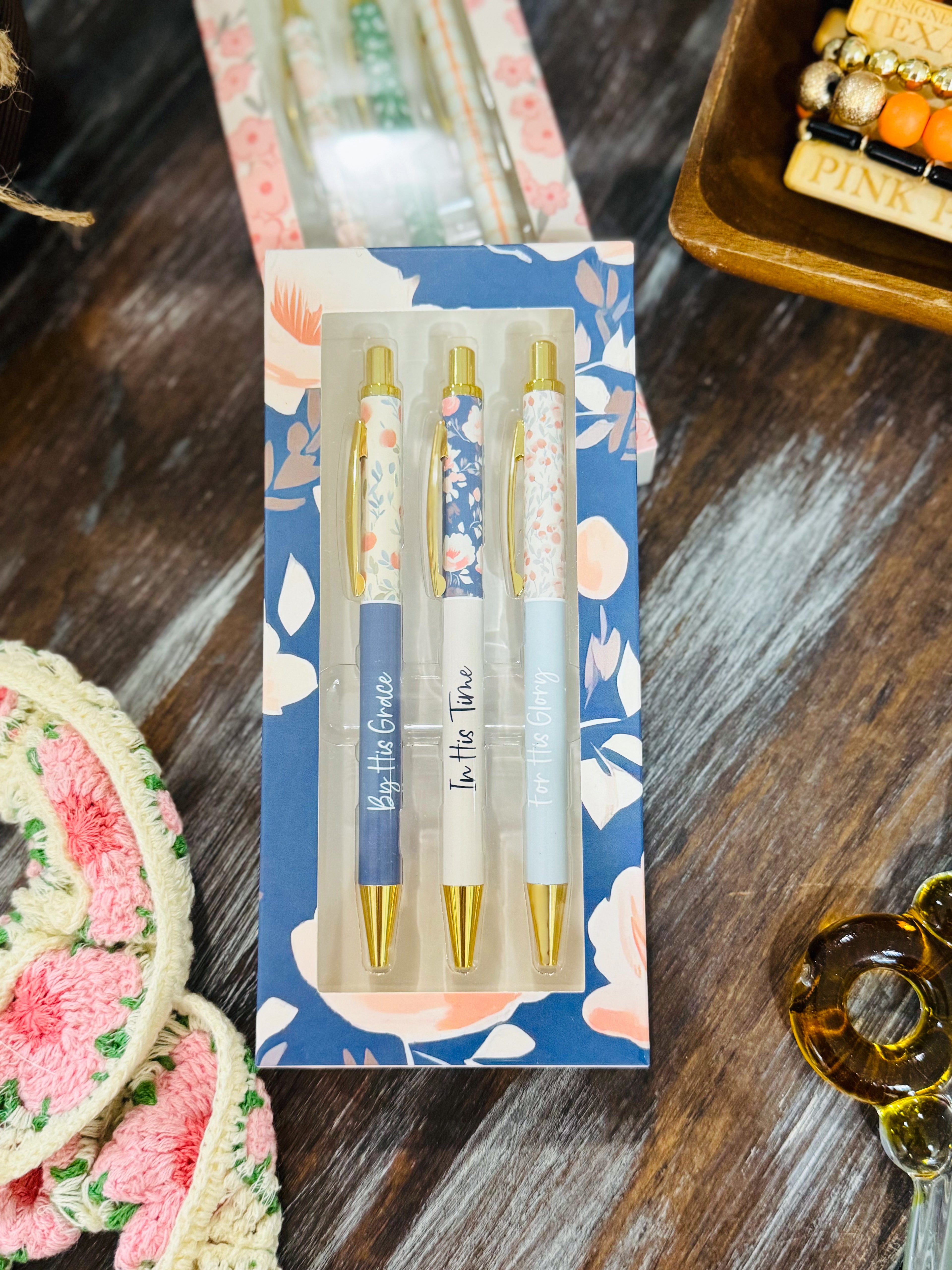 By His Grace Pen Set