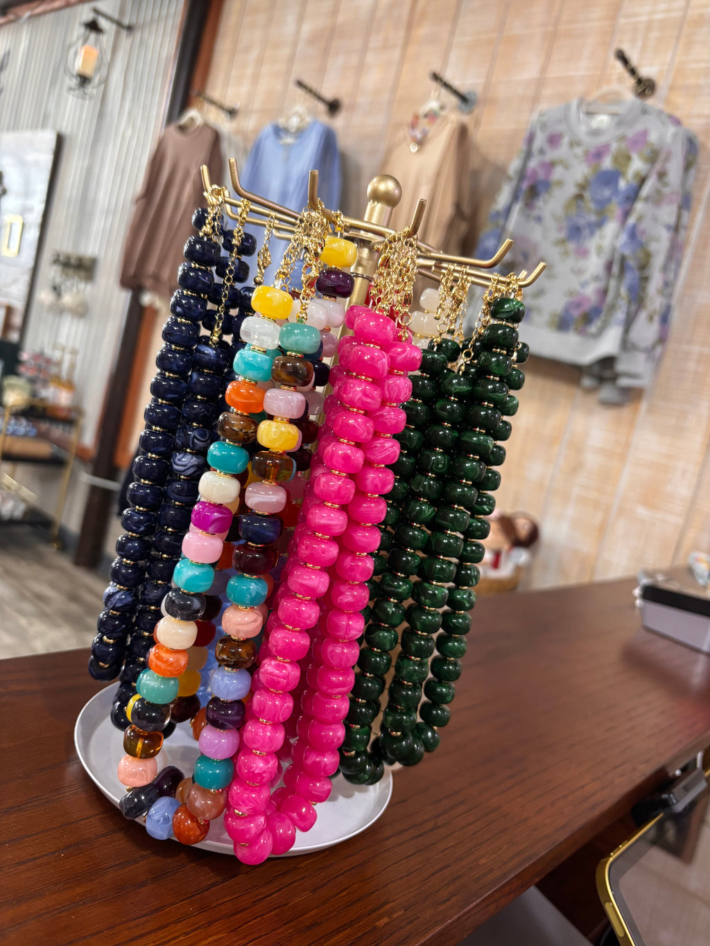 Solid Beaded Necklace