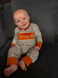 Jesus Loves Me Boy Romper