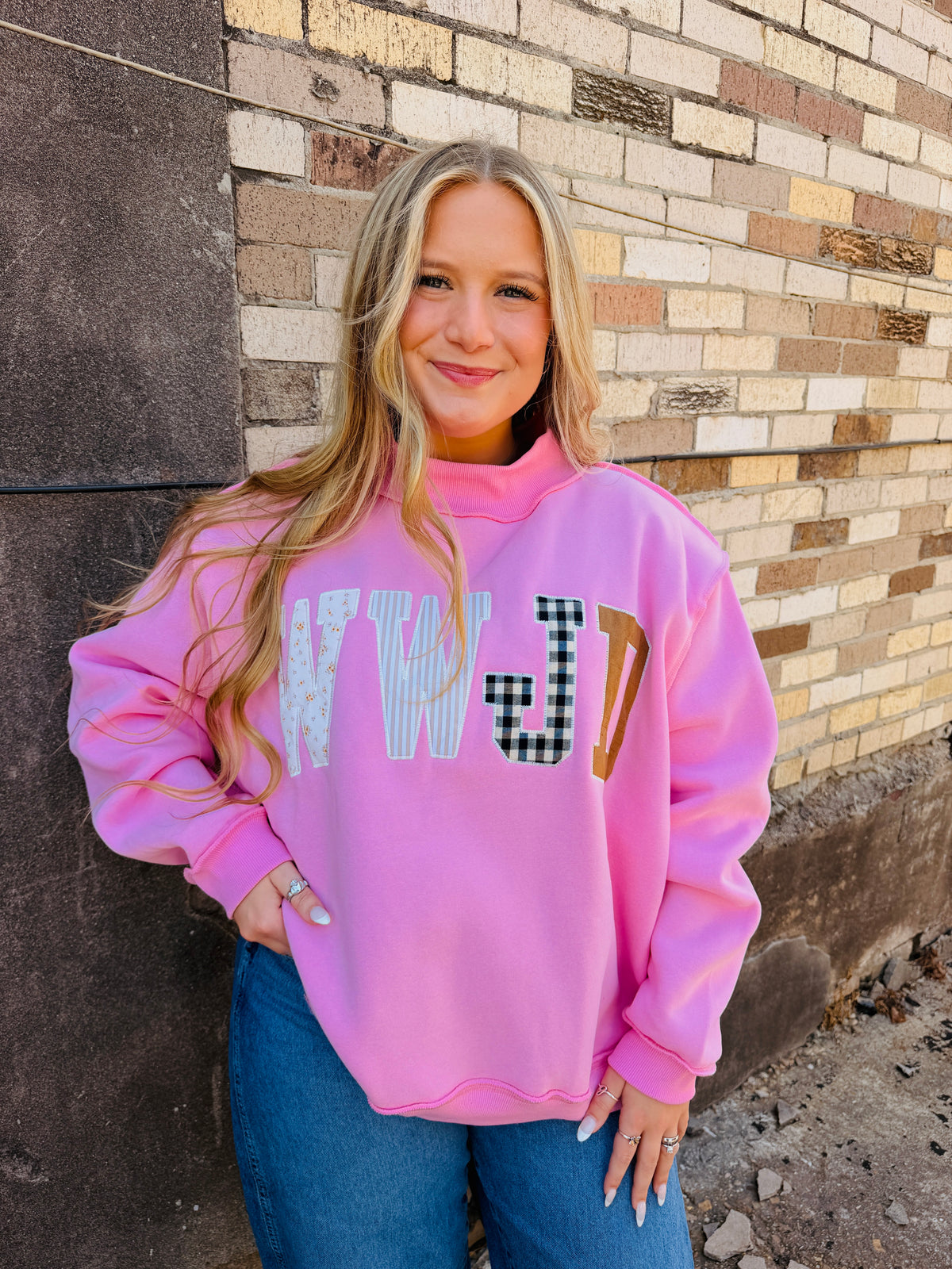WWJD mockneck