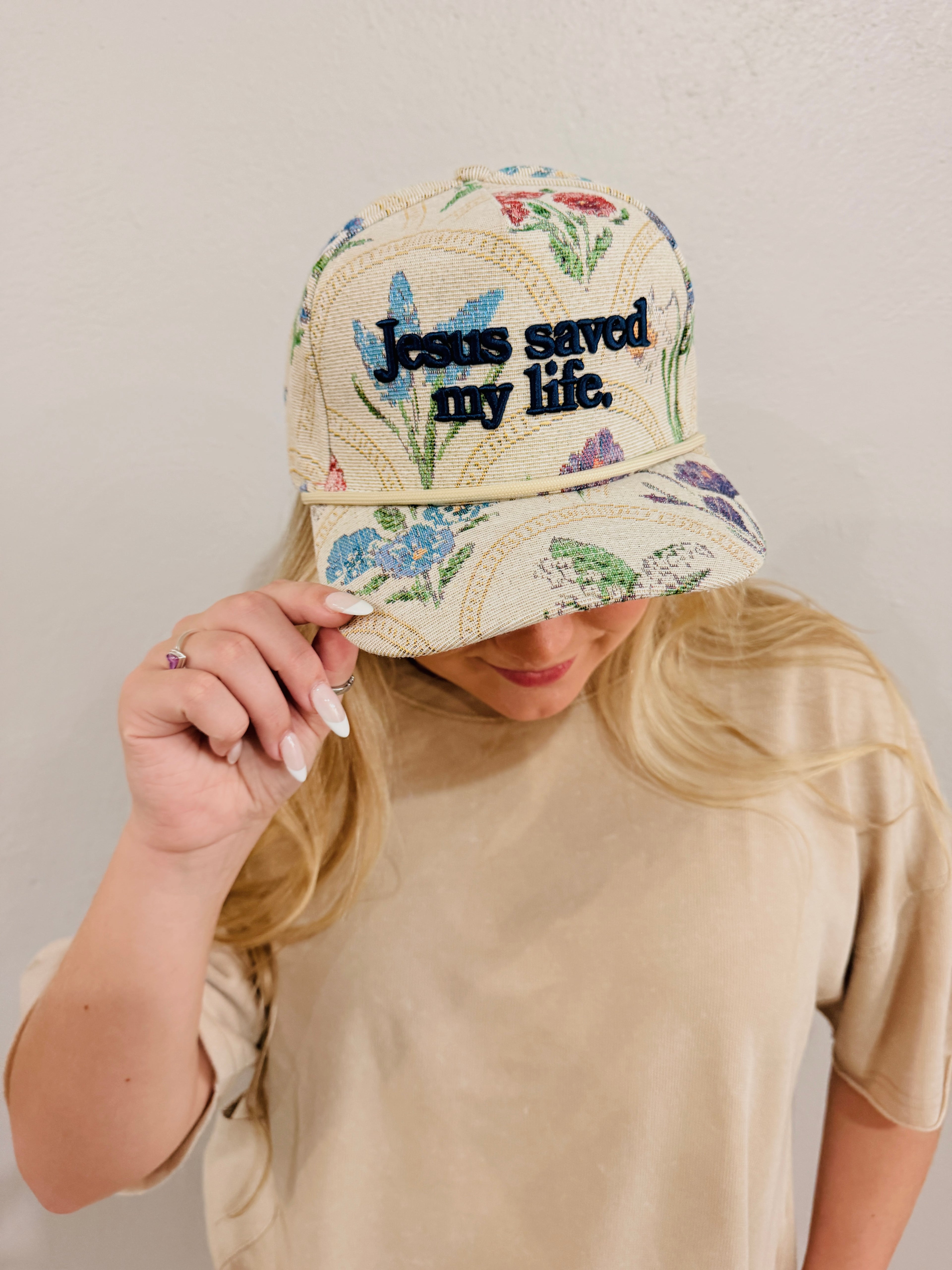 Jesus Saved My Life Hat