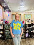 Smiley Follow Jesus Crop Tee