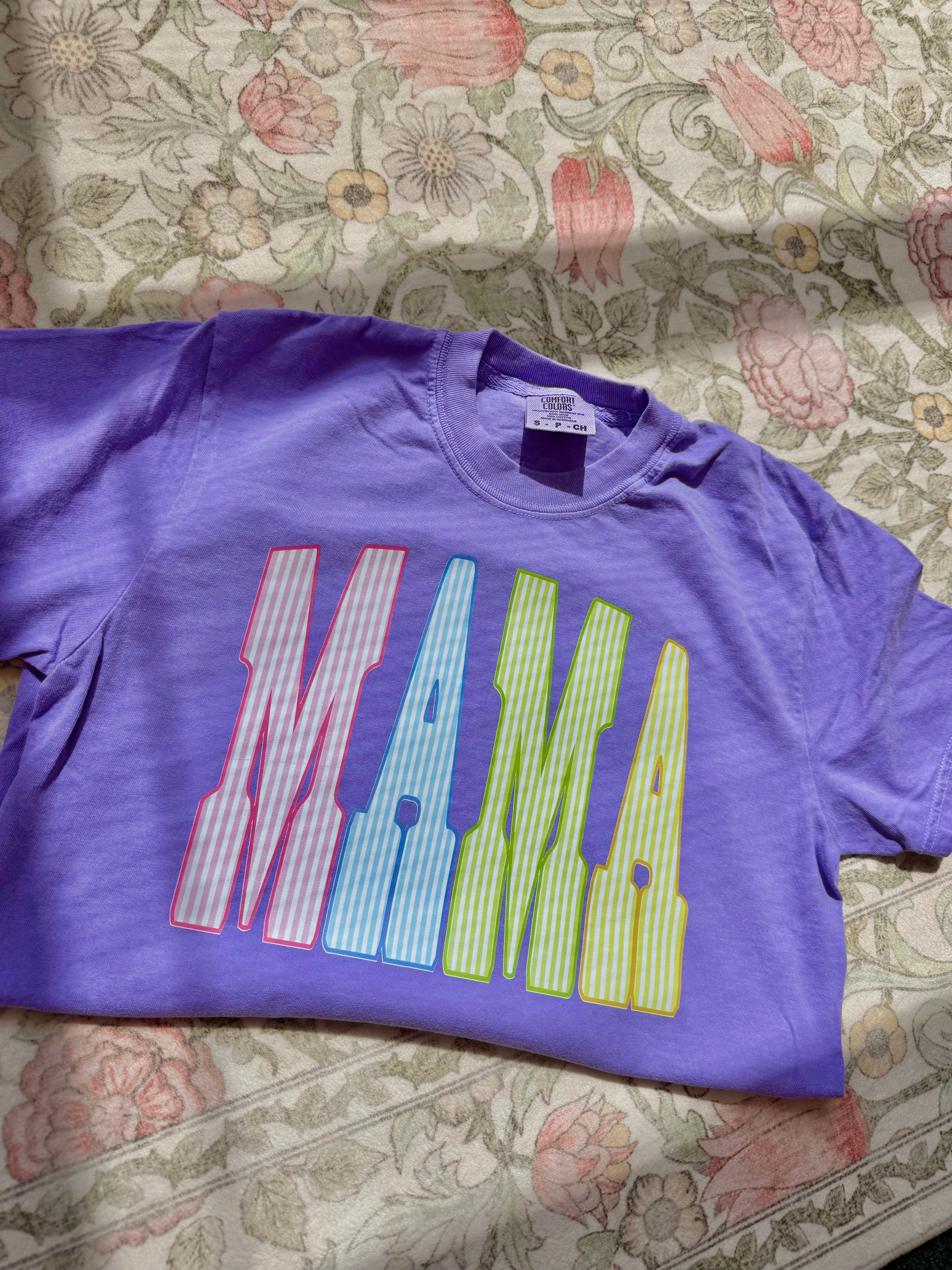 Mama stripe tee