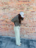 Olive Washed Jeans