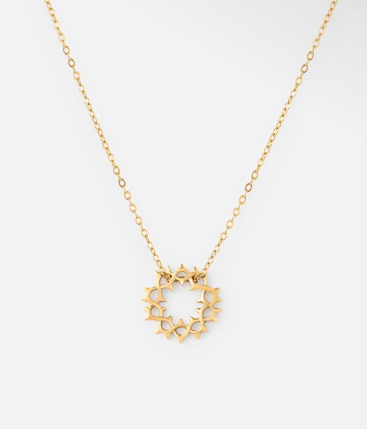Crown Of Thorns Link Necklace