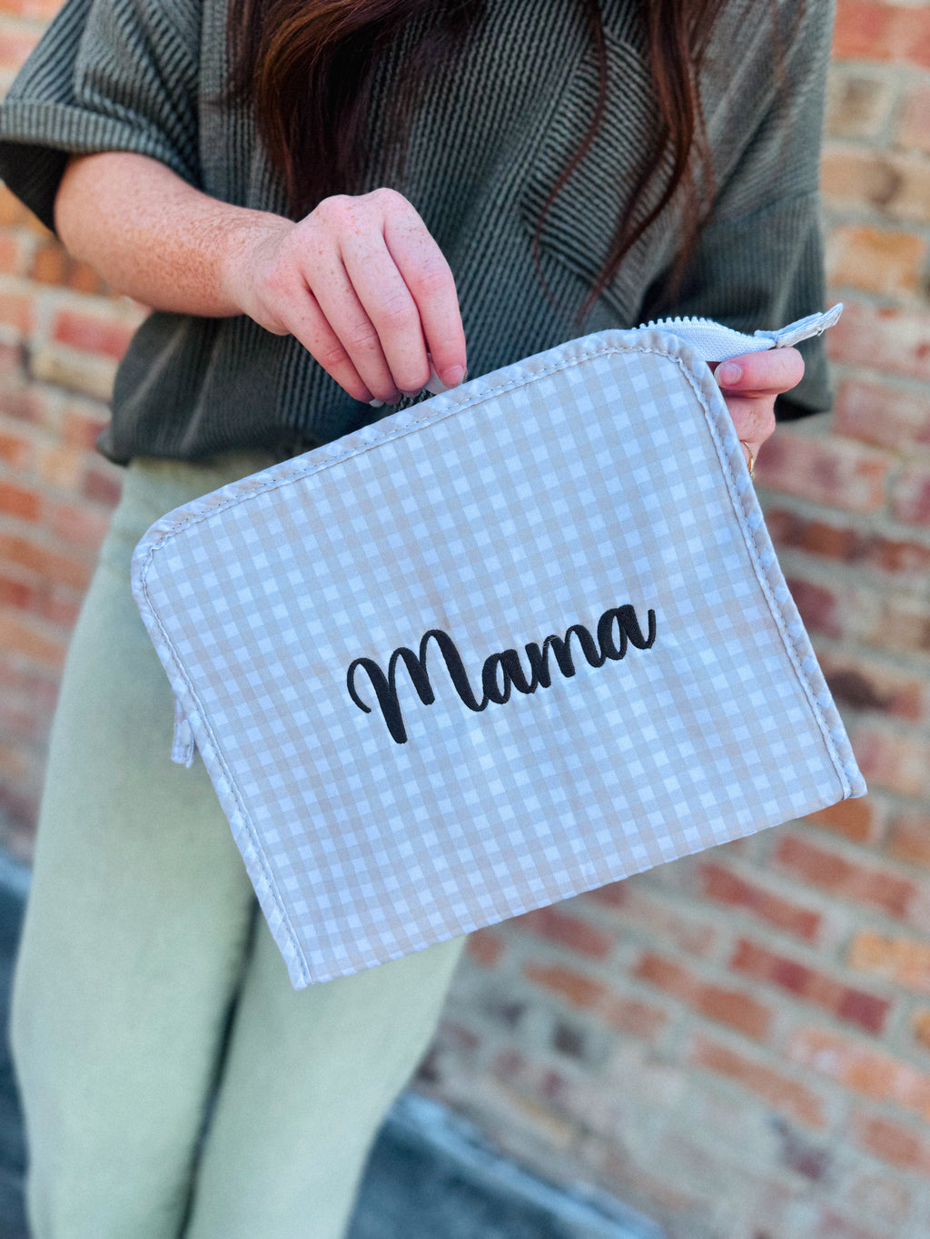 Checkered bag