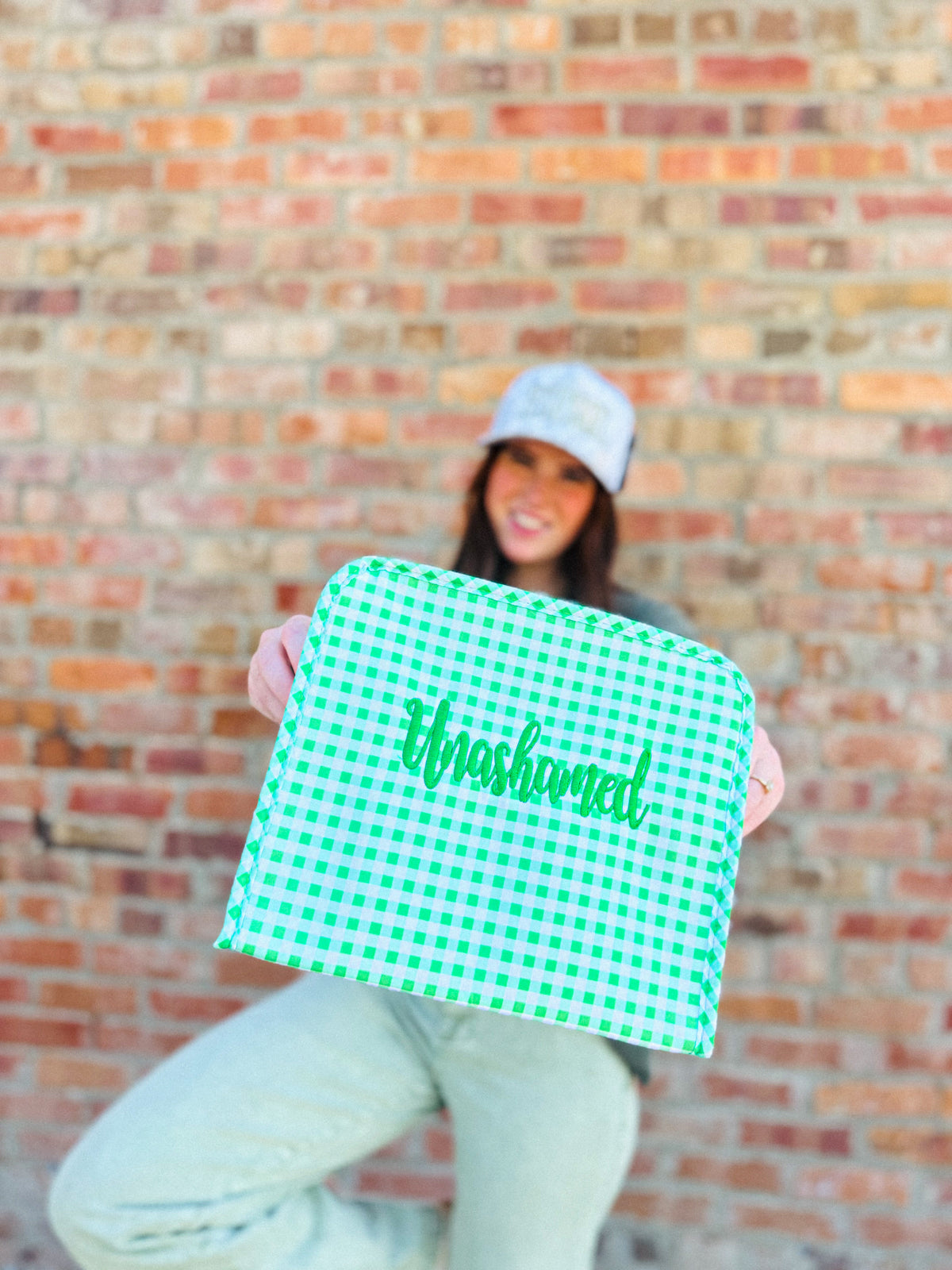 Checkered bag
