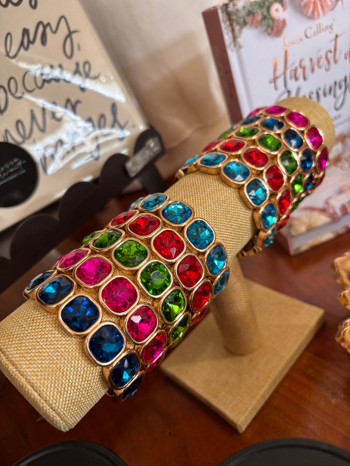 Gold Gem Bracelet