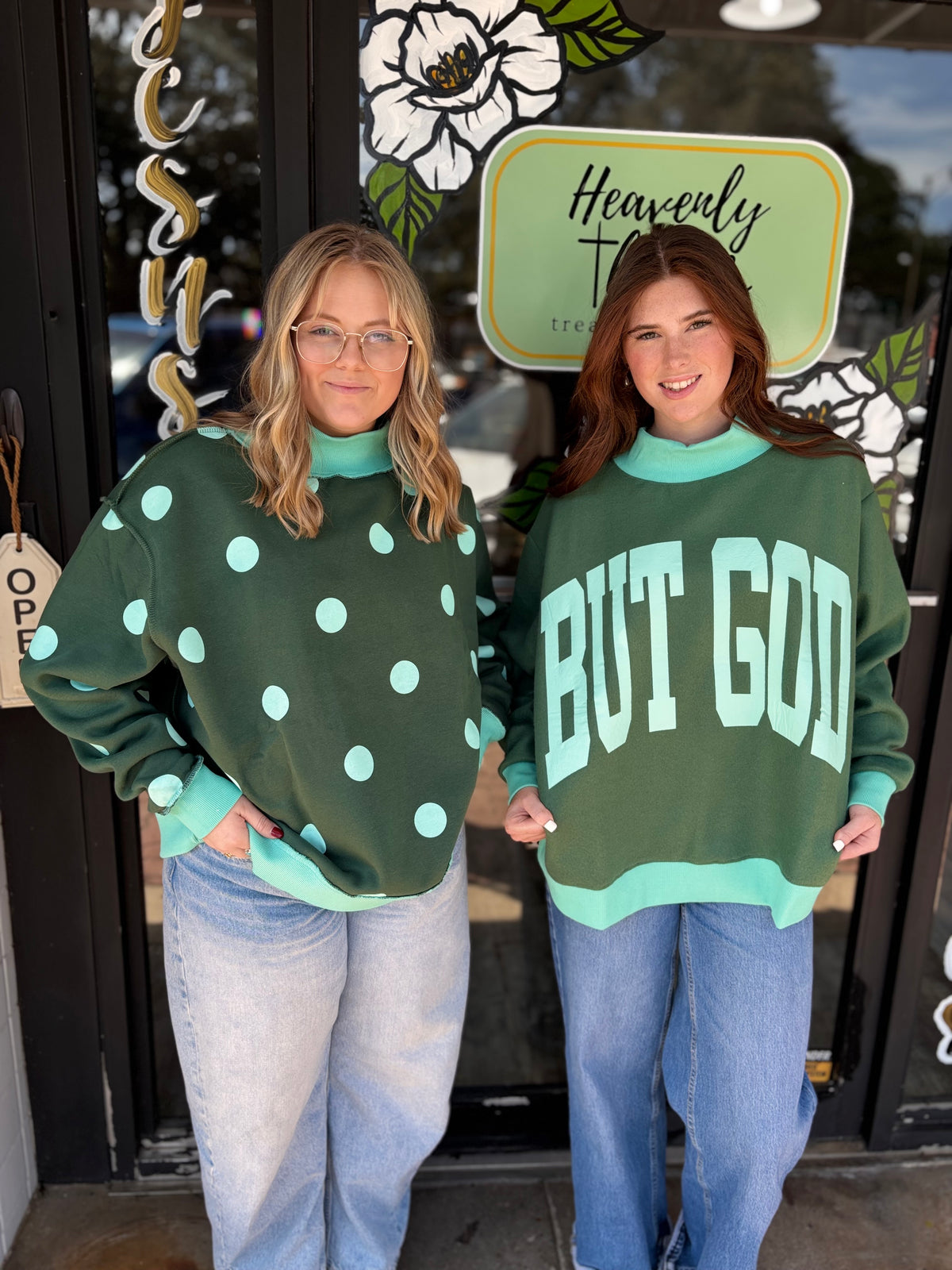 But God Reversible Mockneck