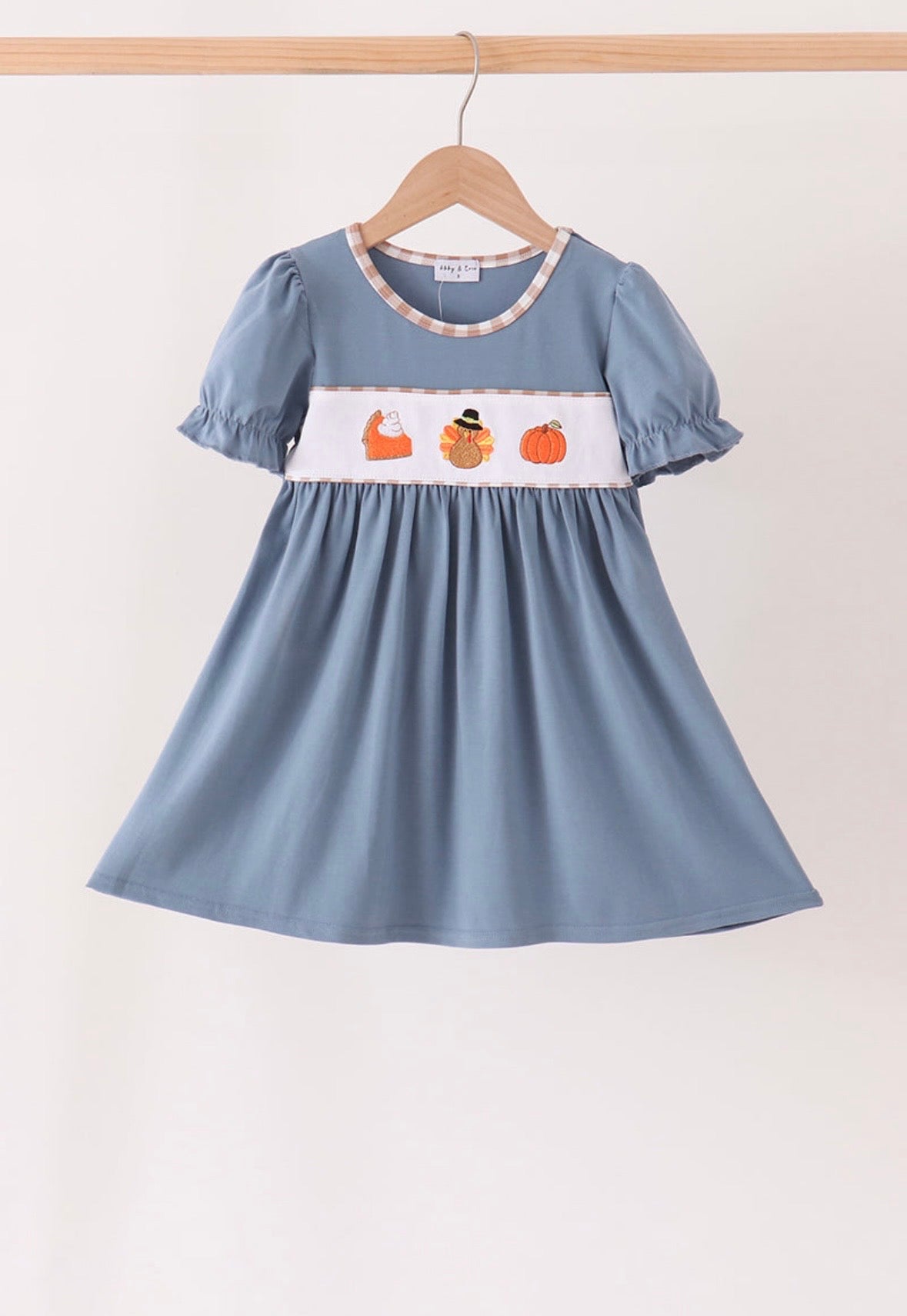 Blue Turkey Pumpkin Dress