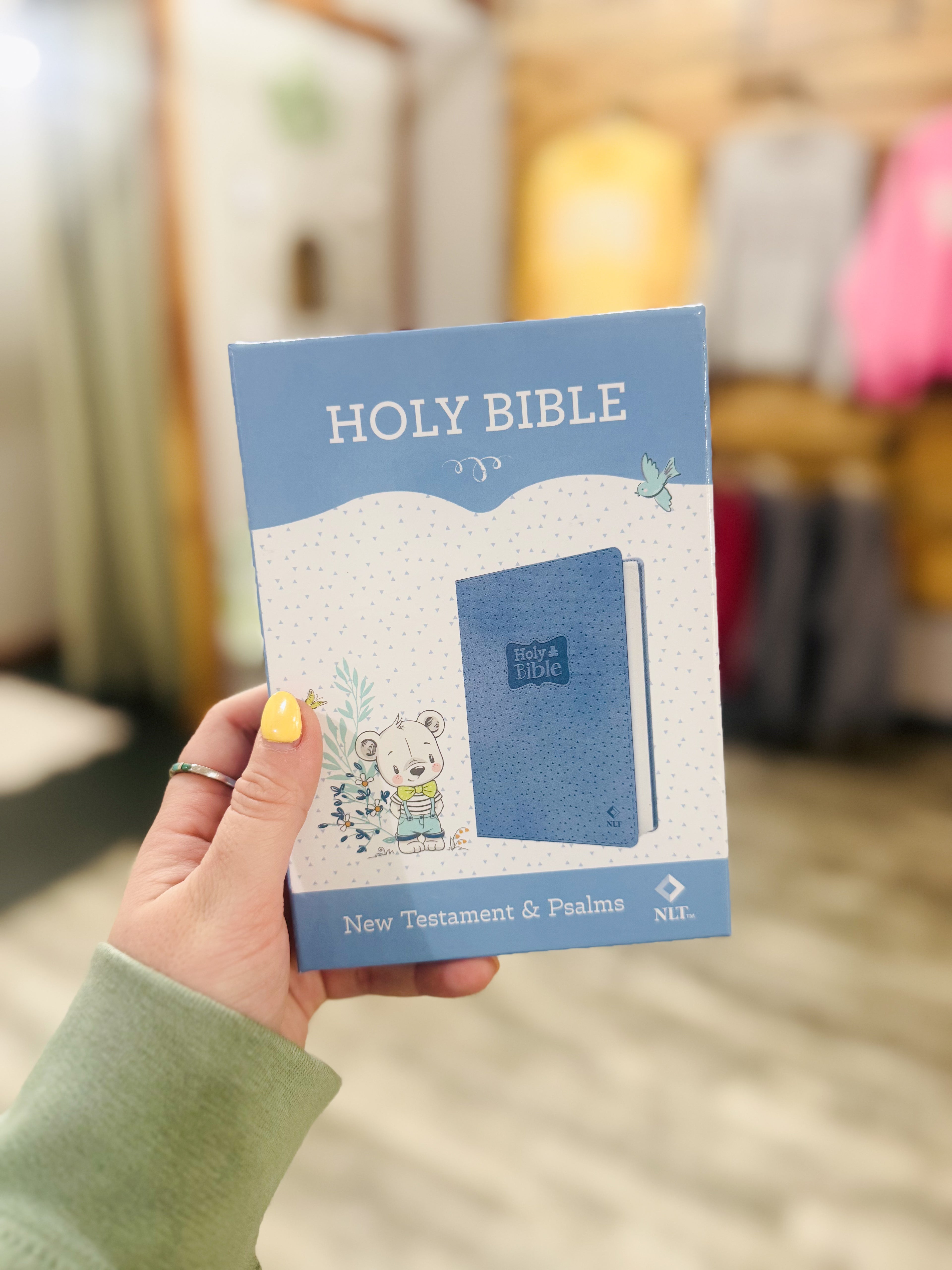 Baby Boy New Testament Bible