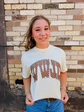 WWJD polkadot tee