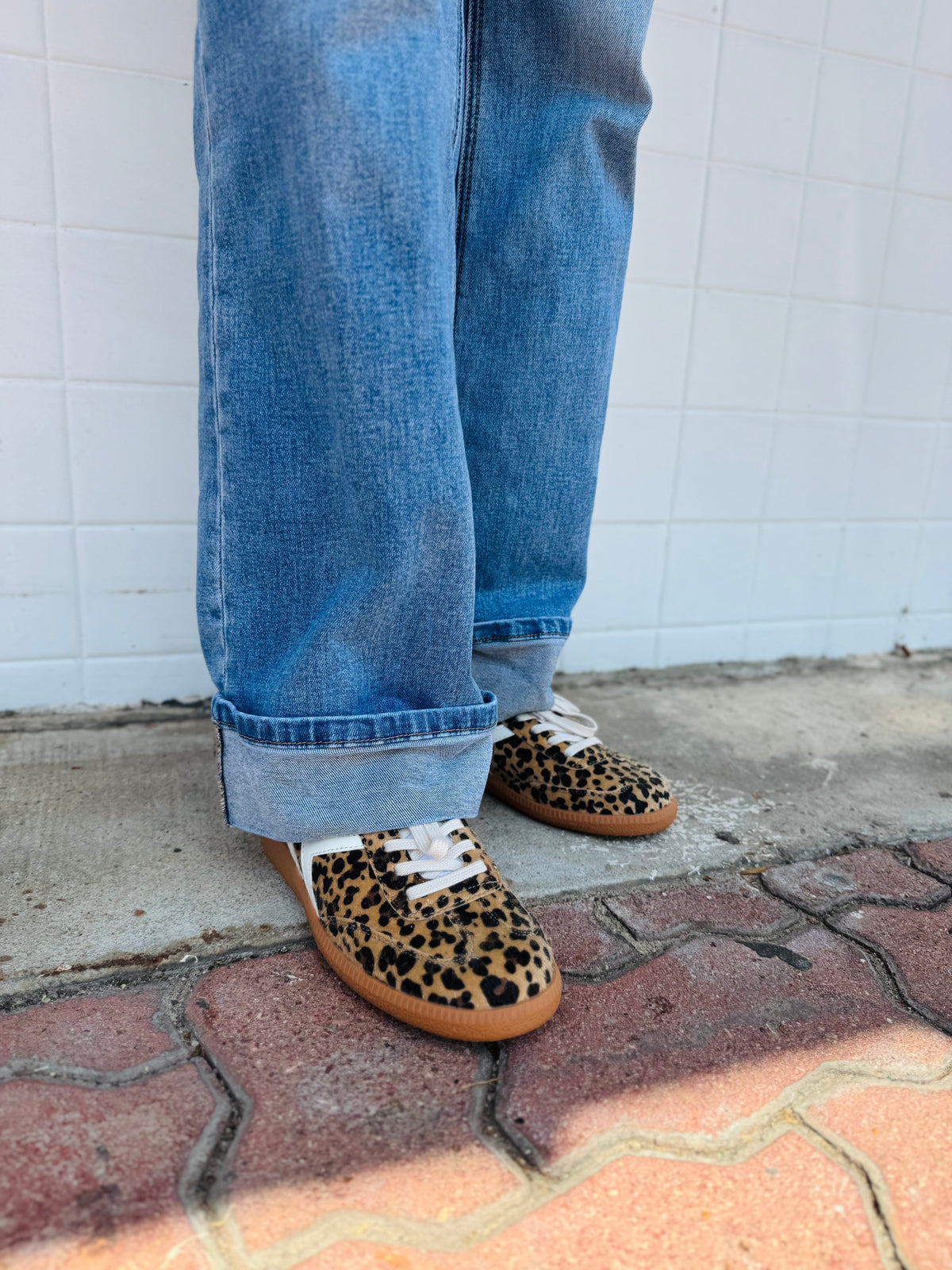 Leopard sneakers