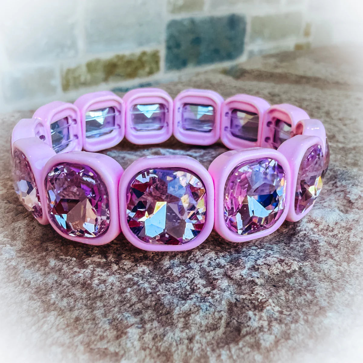 Gem stretch bracelets