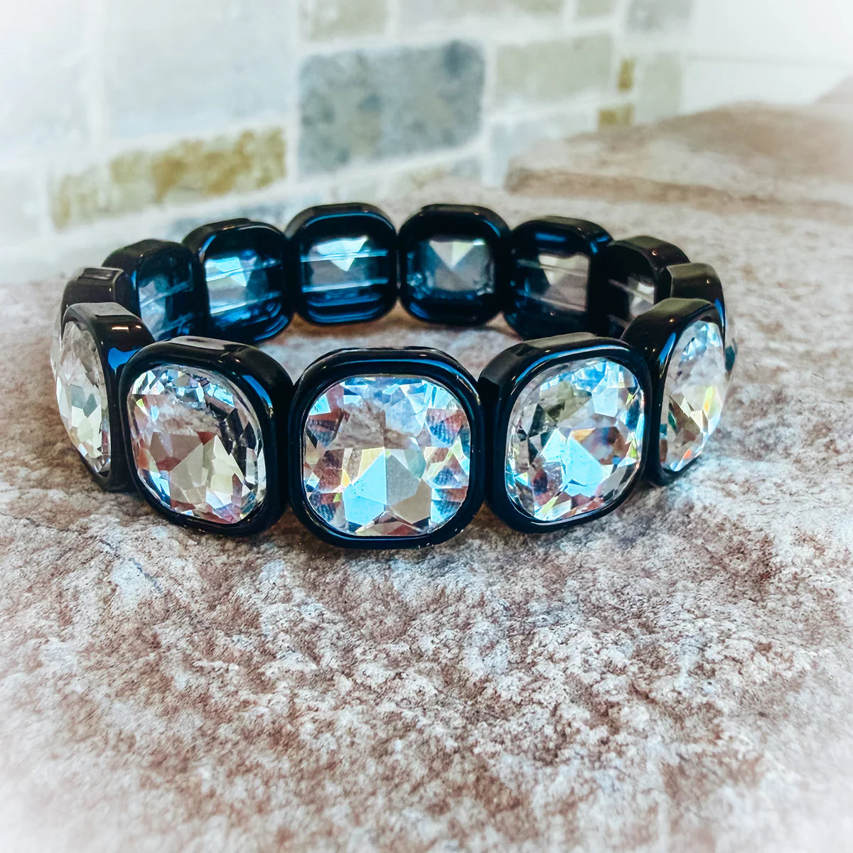 Gem stretch bracelets