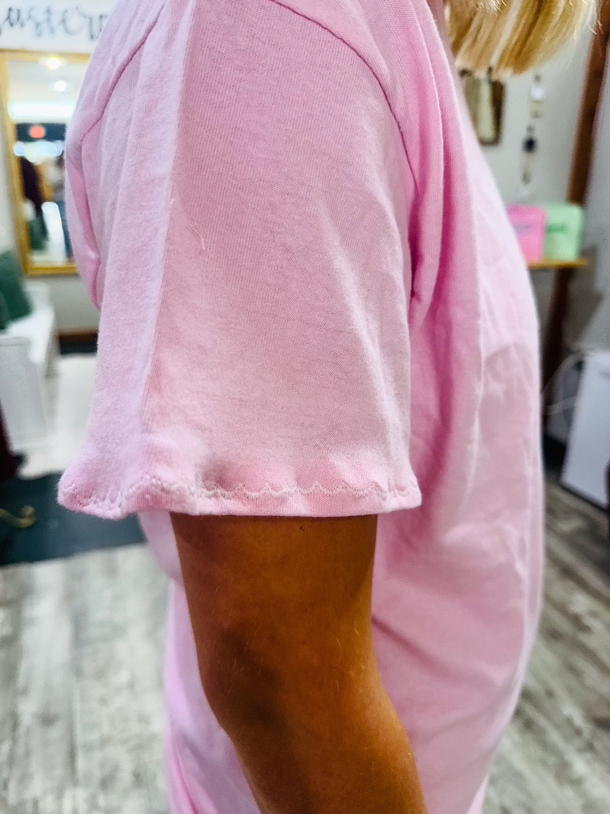 Pink Jesus Saves Tee