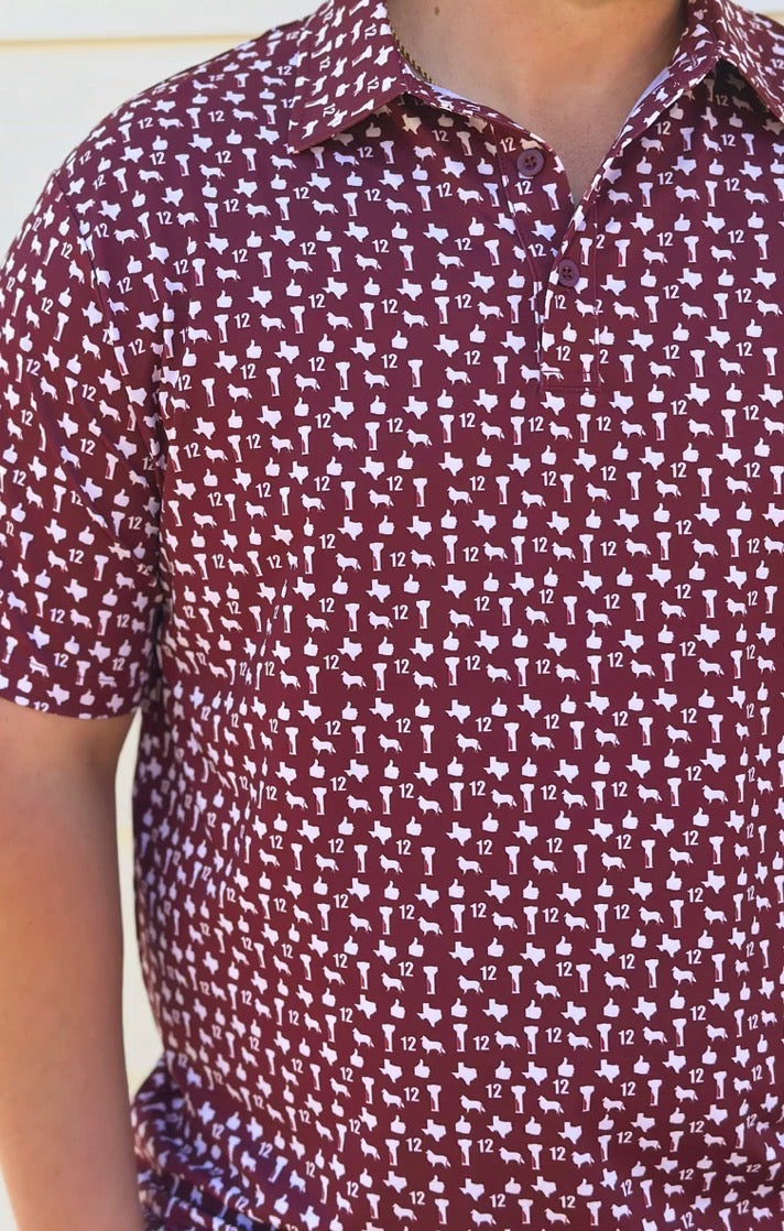 Gig Em Men's Polo