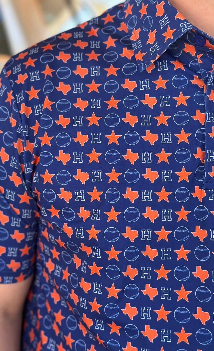 H-Town Men's Polo