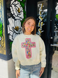 Cross Crop Sweatshirt