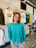 Green Washed Sweatshirt