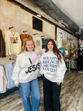 I Love Jesus Reversible Mockneck