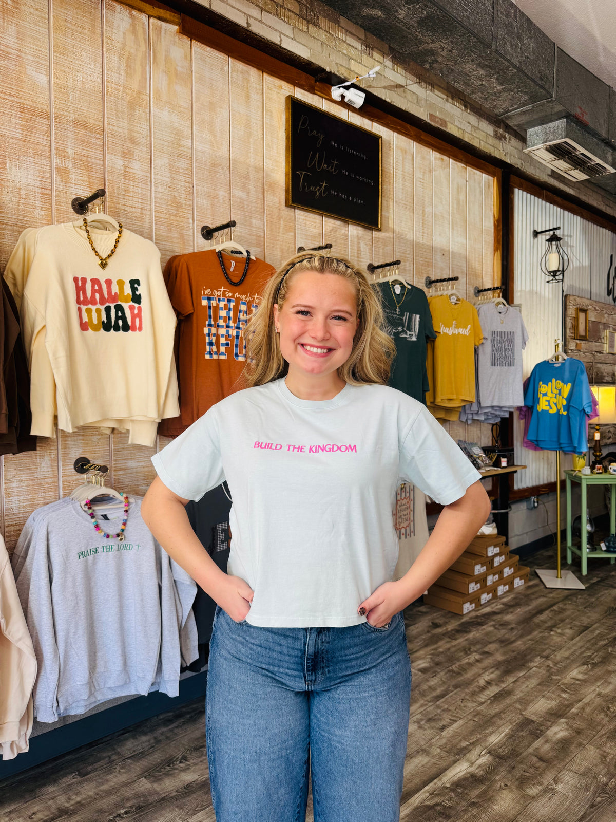 Build The Kingdom Crop Tee
